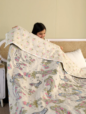 BLAN STAR Printed Double Comforter for  AC Room(Cotton, Multicolor)