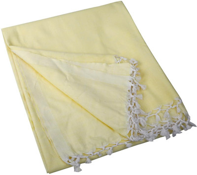 Aakriti Handloom Solid Single Comforter for  AC Room(Silk, Lemon2)