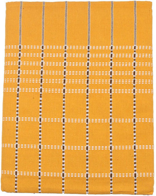 Tharunsha Elite Checkered Single AC Blanket for  Mild Winter(Cotton, Golden YELLOW)