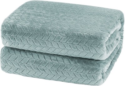 BSB HOME Solid Double AC Blanket for  Heavy Winter(Polyester, Silver)