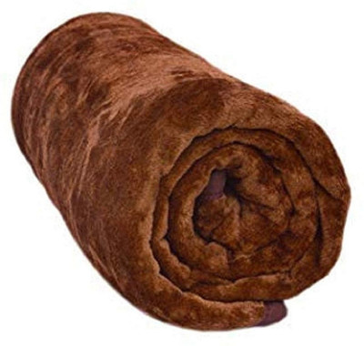 V.R.ENTERPRISES Solid Double Mink Blanket for  Heavy Winter(Polyester, Multicolor)