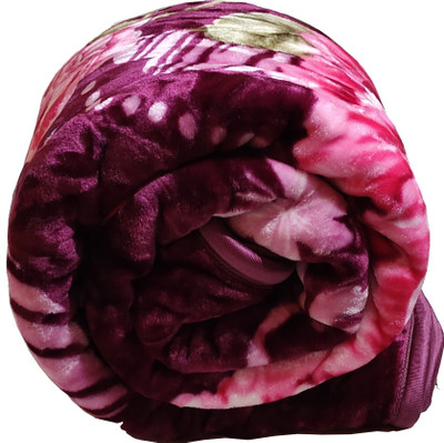 SIMAM Abstract Double Mink Blanket for  Heavy Winter(Microfiber, PRIN 327)