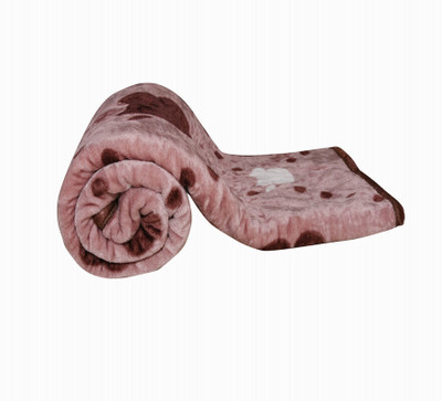 ACZO FEEL Floral Double Mink Blanket for  Heavy Winter(Microfiber, Multicolor)