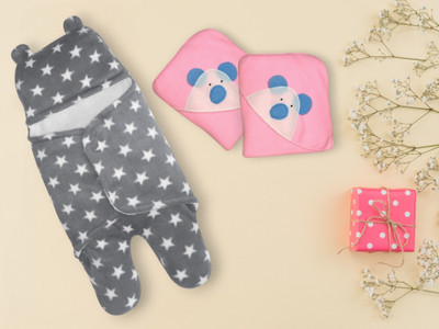 New Born Procare Polka Crib Swaddling Baby Blanket for  AC Room(Fur, Multicolor)