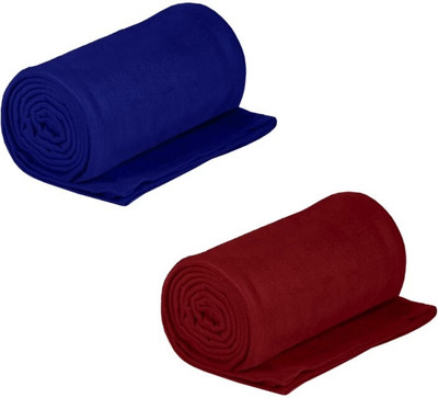 SIMAM Abstract Single Fleece Blanket for  Heavy Winter(Polyester, Multicolor 2)