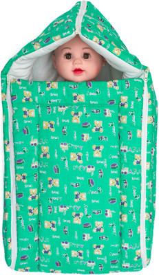 SIDLY PIDLY Printed Single AC Blanket for  AC Room(Cotton, Green)