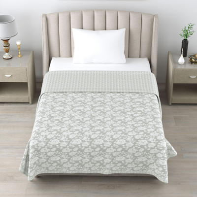 Barbarikk Floral Double Dohar for  AC Room(Cotton, HandPD-03)
