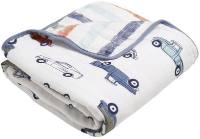 Mom's Home Solid Single AC Blanket for  AC Room(Cotton, Multicolor)
