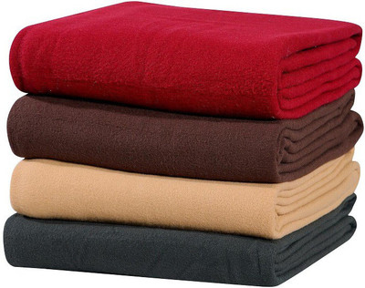 IWS Solid Single AC Blanket for  Mild Winter(Polyester, Maroon, Brown, Cream, Grey)