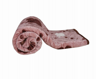 ACZO FEEL Floral Double Mink Blanket for  Heavy Winter(Microfiber, Multicolor)