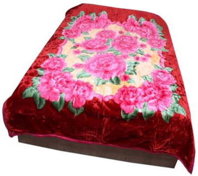 SIMAM Abstract Double Mink Blanket for  Mild Winter(Microfiber, Multicolor 841)