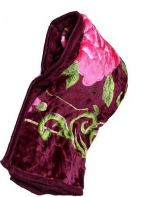 SIMAM Printed Double Mink Blanket for  Mild Winter(Microfiber, Multicolor)
