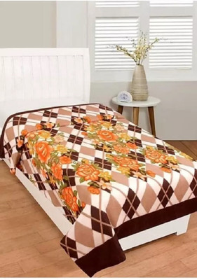 LA MANTTA Solid Single Fleece Blanket for  Heavy Winter(Microfiber, Multicolor)