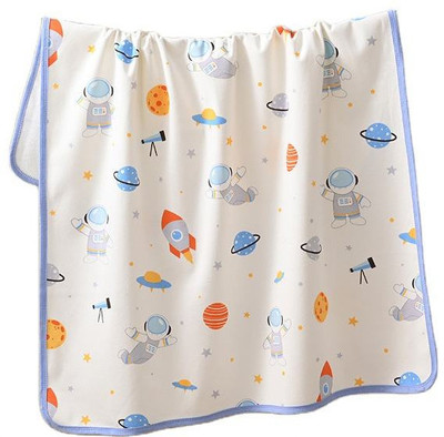 Reexplore Cartoon Crib Swaddling Baby Blanket for  Mild Winter(Poly Cotton, White 12)