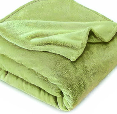 CHANDRAVATI Solid Double AC Blanket for  Heavy Winter(Polyester, PISTA)
