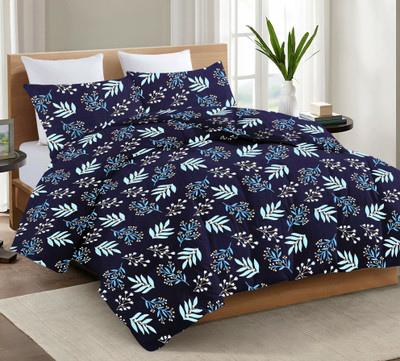 Floating Dreams Printed Double Comforter for  AC Room(Microfiber, Blue)