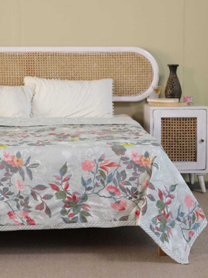 KIXTA Printed Double Comforter for  AC Room(Microfiber, Multicolor)
