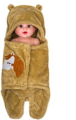 SIDLY PIDLY Animal Single AC Blanket for  AC Room(Fur, CAMEL)