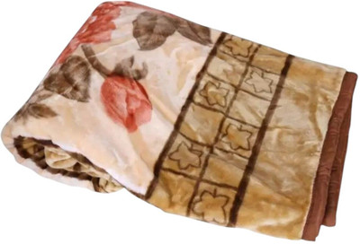 shree karni export Floral Single Comforter for  Heavy Winter(Microfiber, Multicolor)