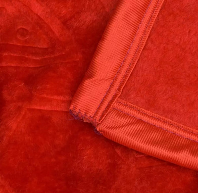 N Decor Solid Single AC Blanket for  AC Room(Polyester, Red)