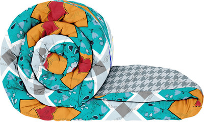 Story@home Abstract Double Comforter for  AC Room(Microfiber, Multicolor, Grey)