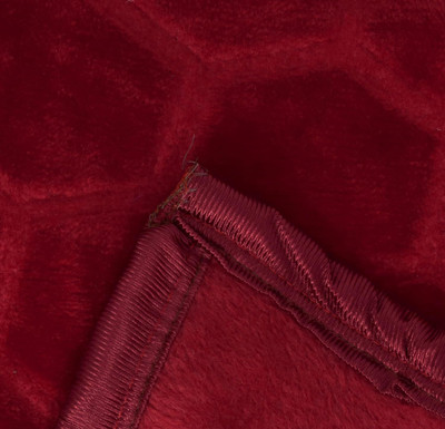 Shivam impex Self Design Double Woollen Blanket for  Heavy Winter(Microfiber, Maroon)
