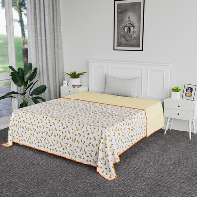 KUBER INDUSTRIES Printed Single AC Blanket for  Mild Winter(Cotton, Brown)