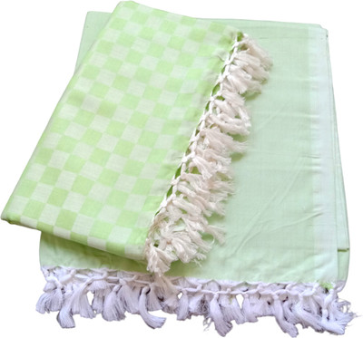 Aakriti Handloom 3D Printed, Solid Single Comforter for  AC Room(Silk, Green)