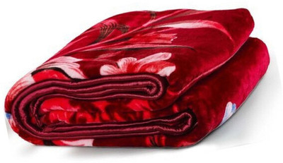 ACZO FEEL Solid Double Mink Blanket for  AC Room(Microfiber, Multicolor)