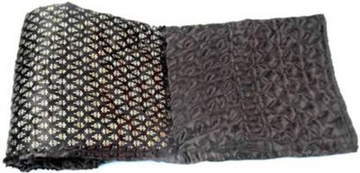 shree karni export Printed Double Mink Blanket for  Heavy Winter(Microfiber, Grey)