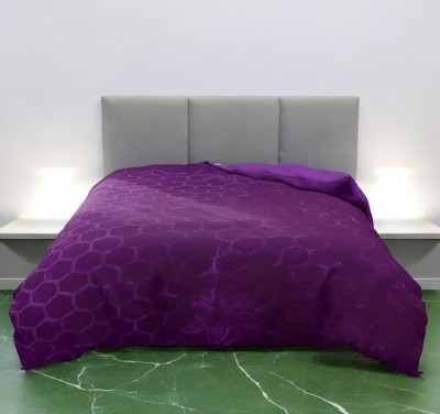 Anadhika Solid Single AC Blanket for  AC Room(Polyester, Purple)