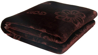 shree karni export Solid Double Mink Blanket for  Heavy Winter(Polyester, Polyester)