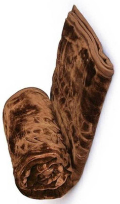 shree karni export Solid Single Mink Blanket for  Heavy Winter(Microfiber, Multicolor)