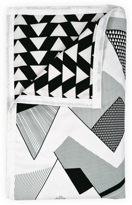 Divine Casa Printed Single Dohar for  Heavy Winter(Microfiber, Black Bean)