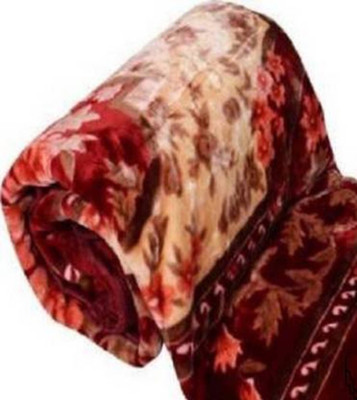 KHUSHRIT Abstract Single Mink Blanket for  Mild Winter(Microfiber, Multicolor 108)