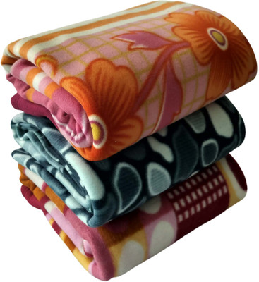 HOMIEE Floral Single Throw for  Mild Winter(Polyester, Multi1)