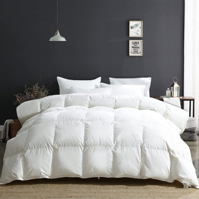 TUNDWAL'S Solid Double Comforter for  Heavy Winter(Cotton, White)