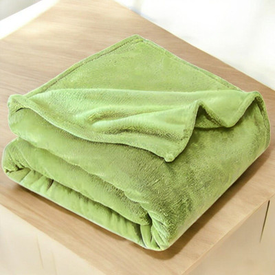CHANDRAVATI Solid Single AC Blanket for  Heavy Winter(Polyester, Dark Green)