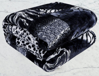 SIMAM Abstract Double Mink Blanket for  Heavy Winter(Microfiber, Printed 107)