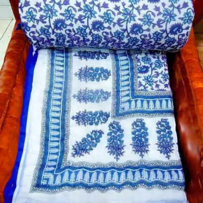 shree karni export Floral Single Quilt for  Heavy Winter(Polyester, Multicolor)