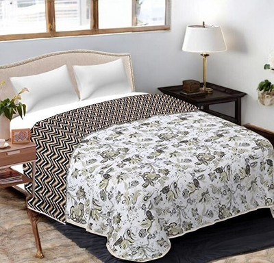 V.R.ENTERPRISES Floral Double AC Blanket for  AC Room(Microfiber, Multicolor)