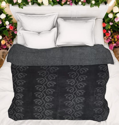 MFI Solid Single AC Blanket for  AC Room(Polyester, Grey)