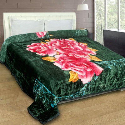 MAGICAL Printed Double Mink Blanket for  Heavy Winter(Microfiber, Printed-9)