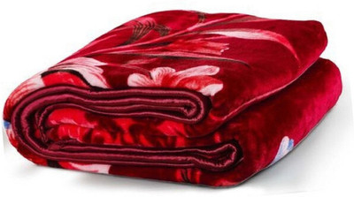 ACZO FEEL Solid Double Mink Blanket for  Heavy Winter(Microfiber, Multicolor)