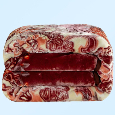 TAYCORELIVING Printed Double Mink Blanket for  AC Room(Polyester, Multicolor)