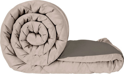 Story@home Solid Single Comforter for  AC Room(Microfiber, Mocha, Vanilla)