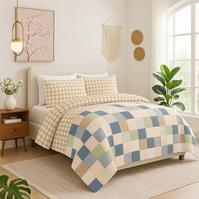 ELEGANT WEAVERS Printed Double AC Blanket for  AC Room(Microfiber, Multicolor)