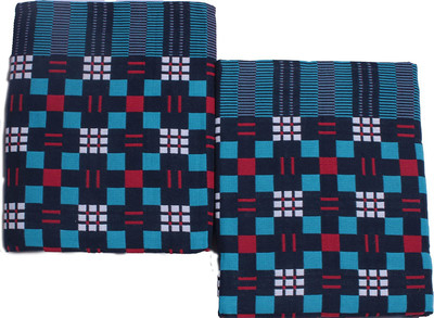 Tharunsha Elite Checkered Single AC Blanket for  Mild Winter(Cotton, Blue, Red)