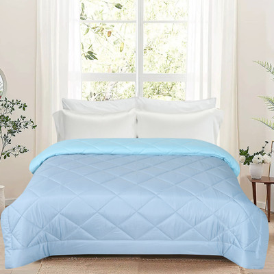 Sofolite Home Solid Double AC Blanket for  AC Room(Cotton, Grey)
