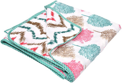 Rajasthan handicraft center Printed Single Dohar for  AC Room(Cotton, Multicolor)